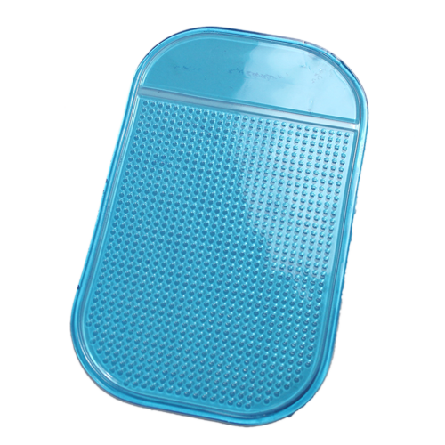 แผ่นยางซิลิโคนกันลื่นสำหรับวางโทรศัพท์ในรถ สีฟ้า 2ชิ้น - Shop888mall - 1