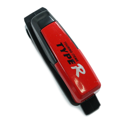 Shop888mall ตัวหนีบแว่นตาและเสียบเอกสารในรถ รุ่น Type R (สีแดง) - Shop888mall - 1