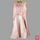 ชุดกระโปรงโบว์คาดเอวเกาะอกลายลูกไม้ (สีชมพู) - Shop888mall - 1