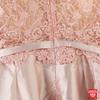 ชุดกระโปรงโบว์คาดเอวเกาะอกลายลูกไม้ (สีชมพู) - Shop888mall - 4