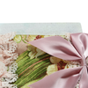 Shop888mall ผ้าสวมหุ้มเบรคมือลายดอก ชายผ้าลูกไม้ติดโบว์ (สีชมพู-เขียว) - Shop888mall - 4