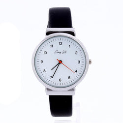2016 Fashion Classical Women's Watch Roman Number Quartz Leather Wrist Watch Black White Leather Wristwatch montre femme