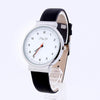2016 Fashion Classical Women's Watch Roman Number Quartz Leather Wrist Watch Black White Leather Wristwatch montre femme